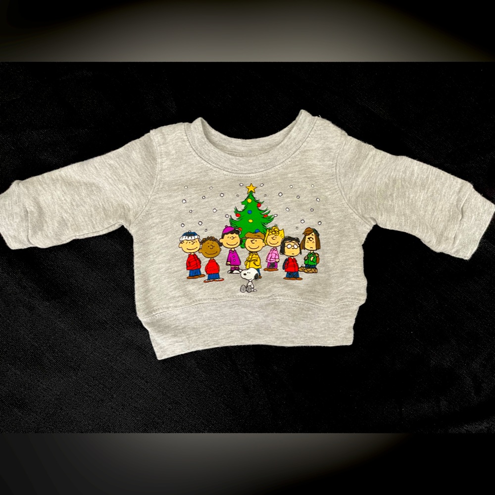 Peanuts Baby Crew Neck Fleece Sweatshirt